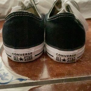 Unisex black converse all star